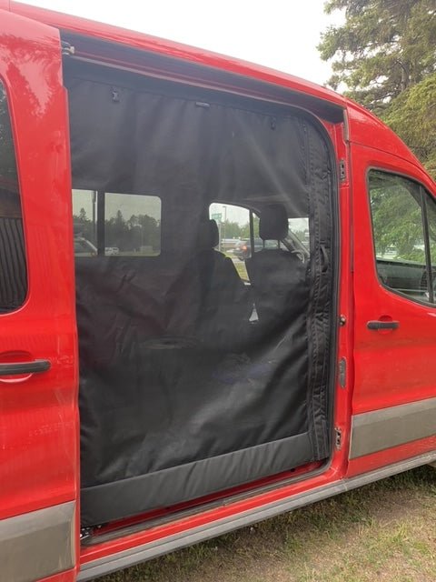 Transit Mid & High Roof Slider Door Screen – Right