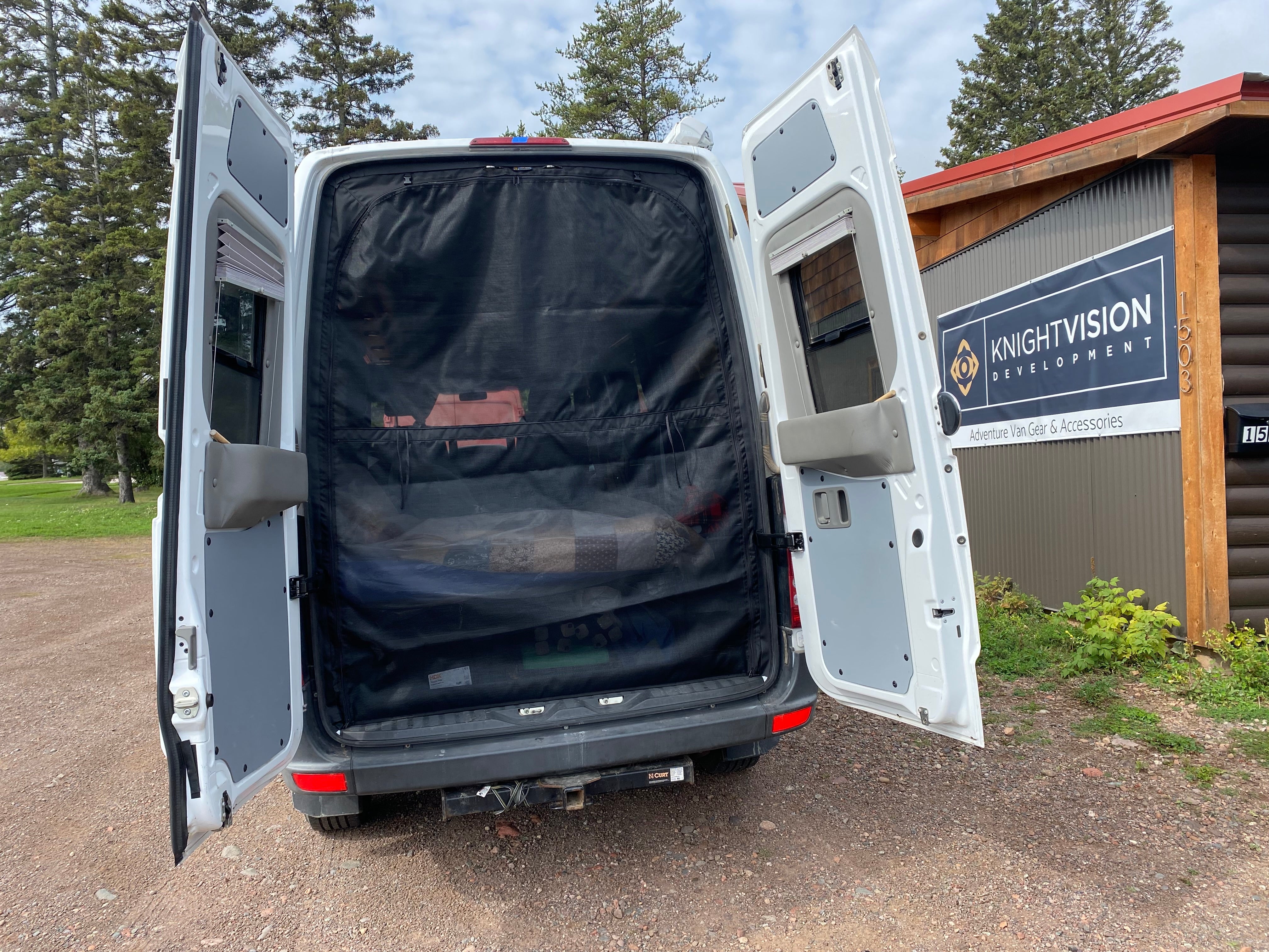 Sprinter One Piece Rear Door Screen