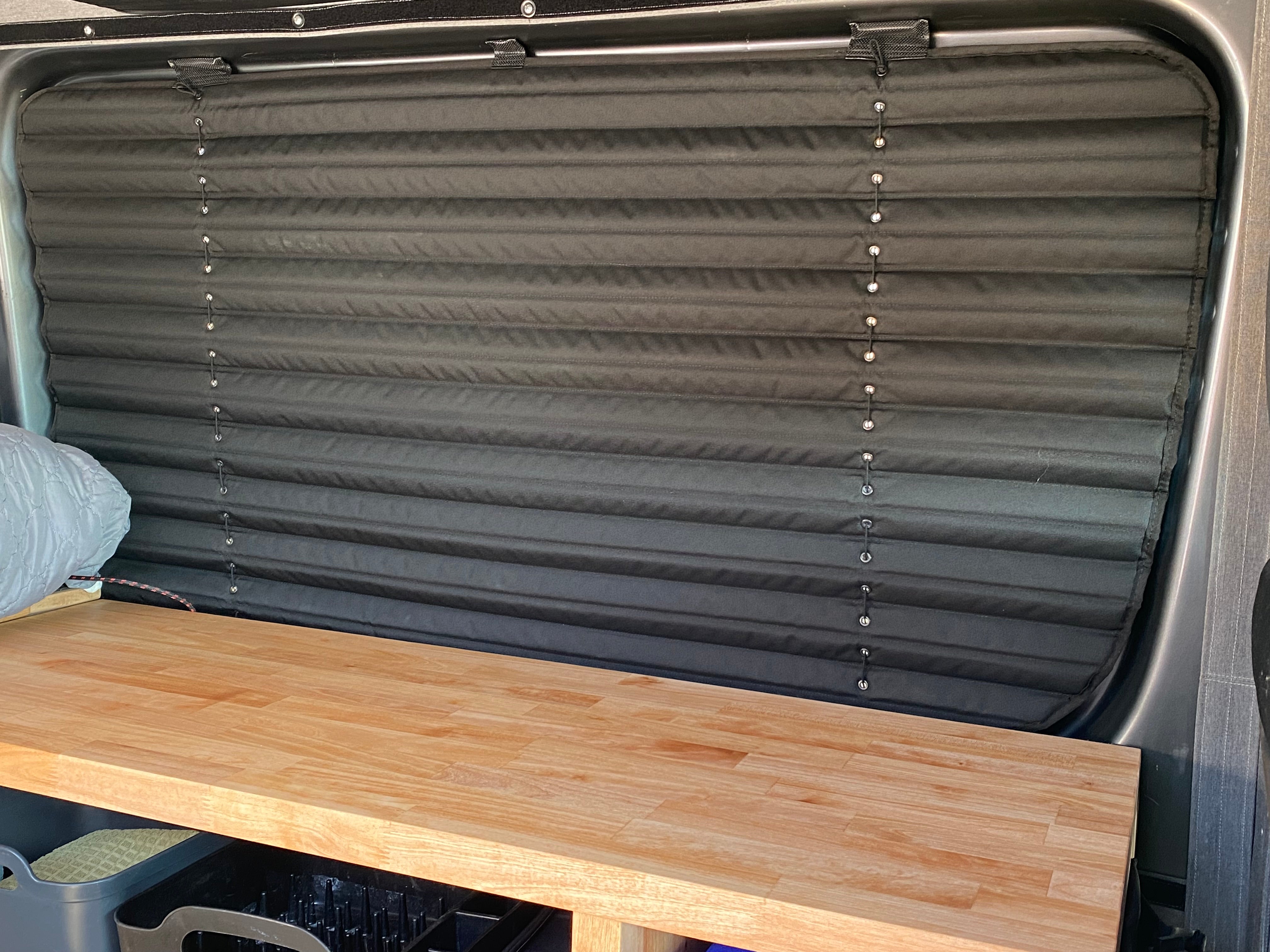 Sprinter Crew Window Cover Accordion – Left Side