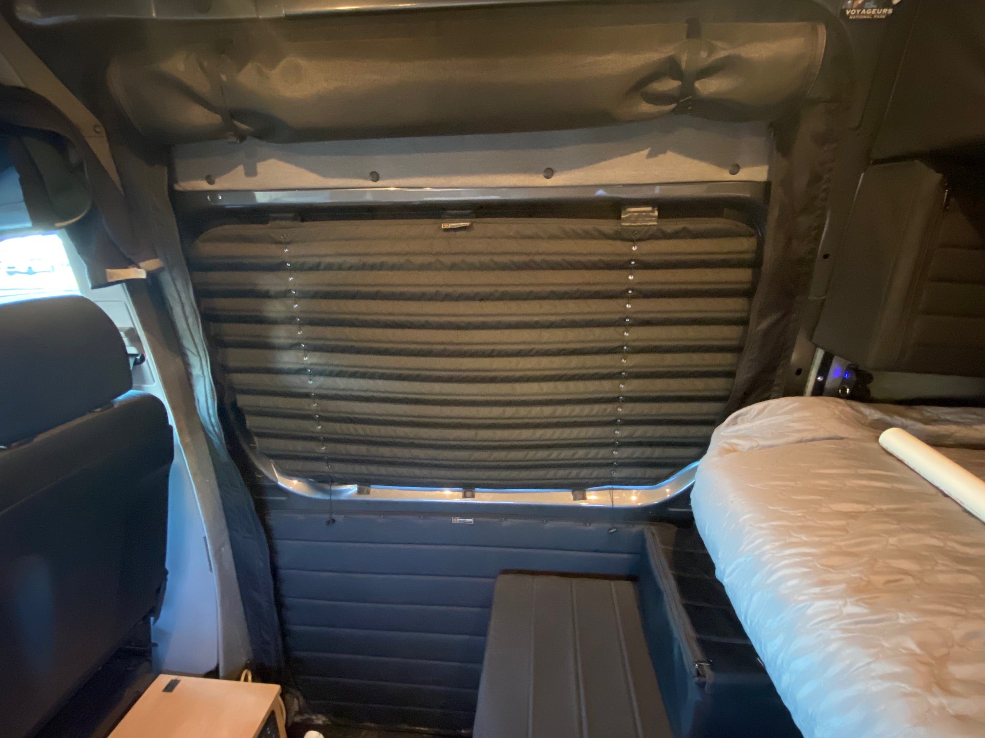 Sprinter Slider Door Window Cover Accordion – Right Side