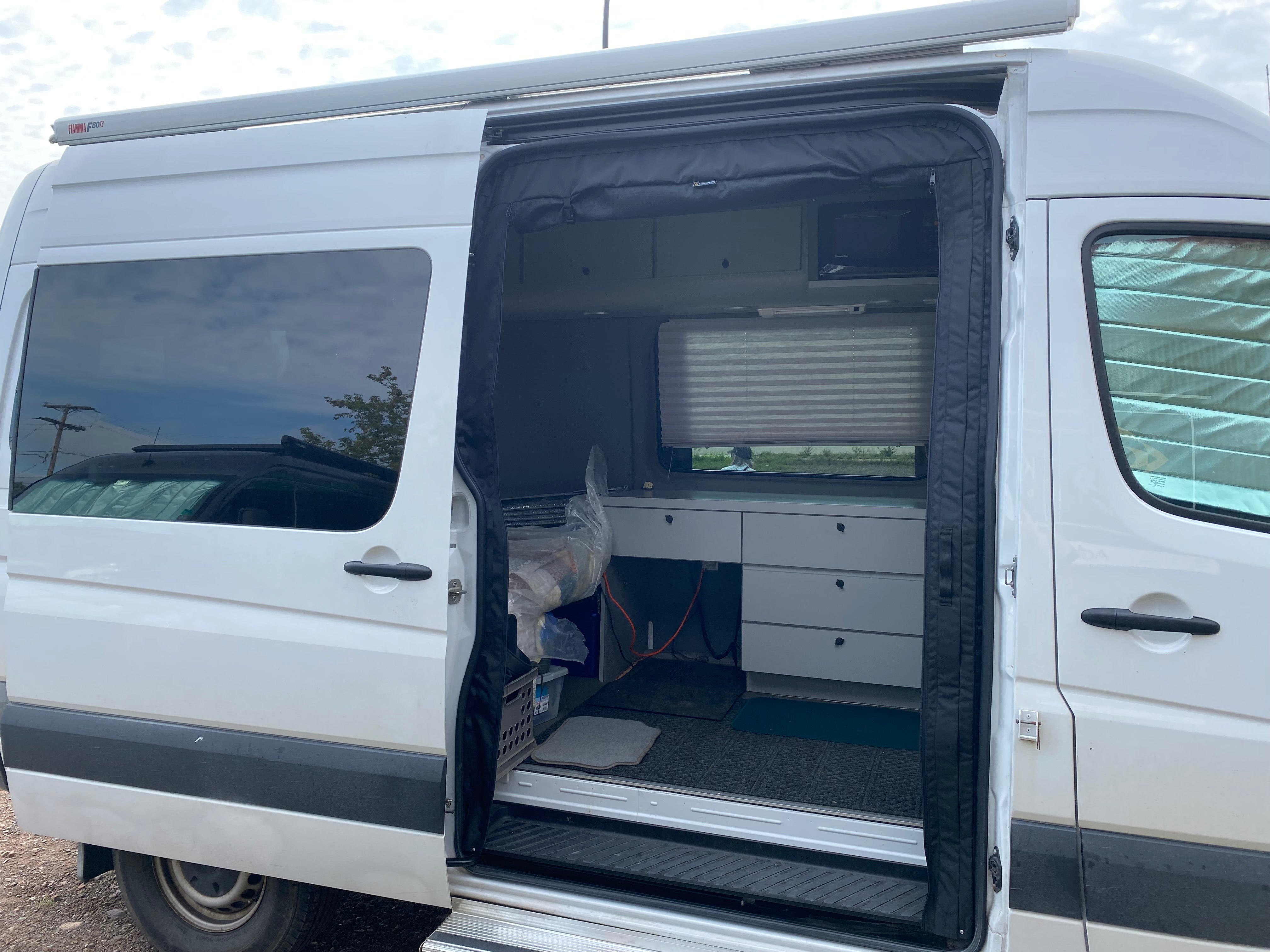 Sprinter Slider Door Screen – Right