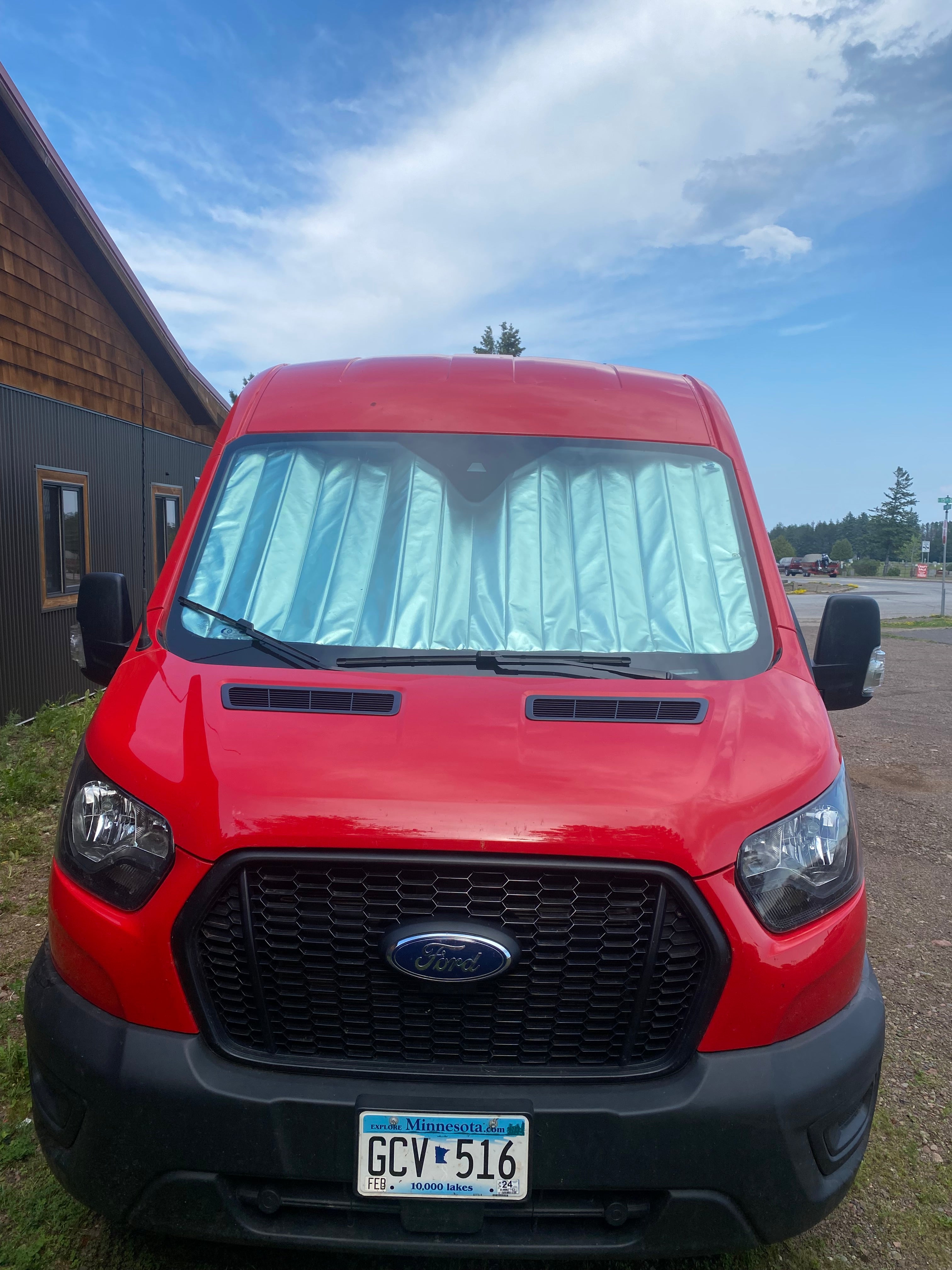Transit Windshield Cover – Medium/High Roof